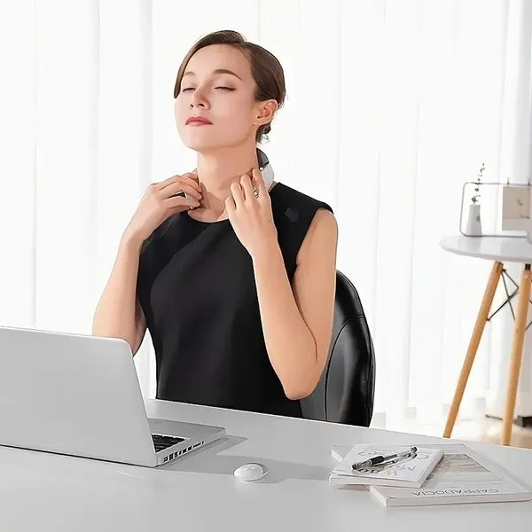 Intelligent Cervical Massager Multi-function Household Heat Number Shoulder And Neck Massager Neck Vibration Convenient Massager Male And Female General-purpose Type